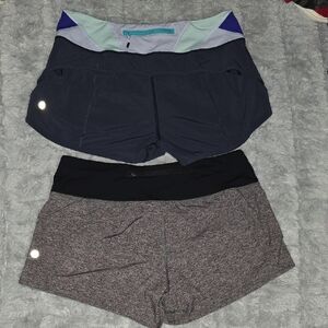 Athletic Black and Gray Shorts for Active Performance